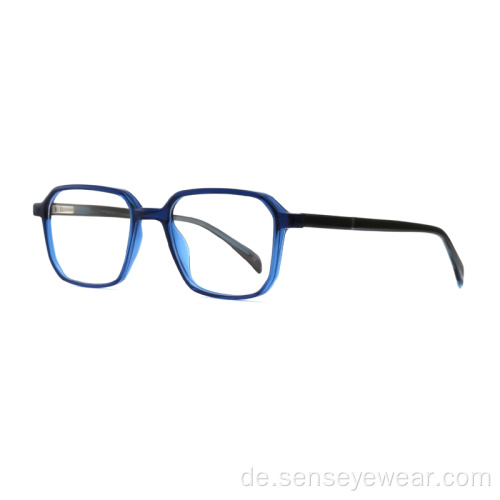 Mode Öko -Männer Acetat Designer Glasrahmen optisch